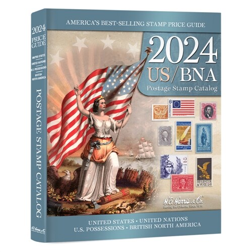 Us/Bna Stamp Catalog 2024: United States, United Nations, U.S. Posessions, British North America (Hardcover)
