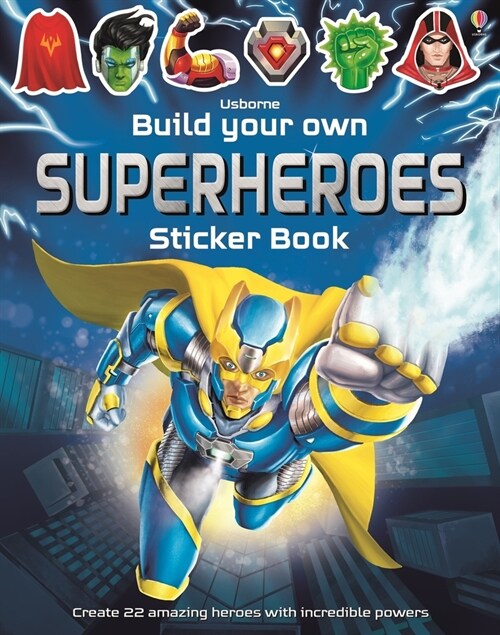 Build Your Own Superheroes Sticker Book (Paperback)