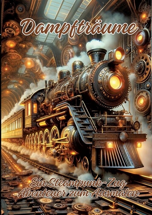 Dampftr?me: Ein Steampunk-Zug Abenteuer zum Ausmalen (Paperback)