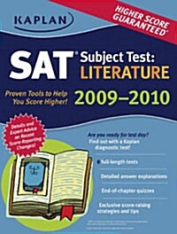 Kaplan Sat Subject Test Literature 2009-2010 (Paperback)