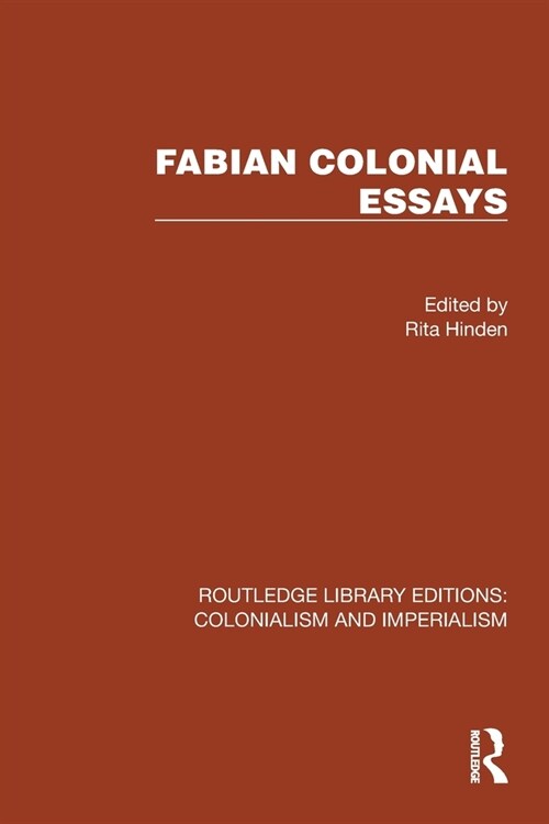 Fabian Colonial Essays (Paperback, 1)