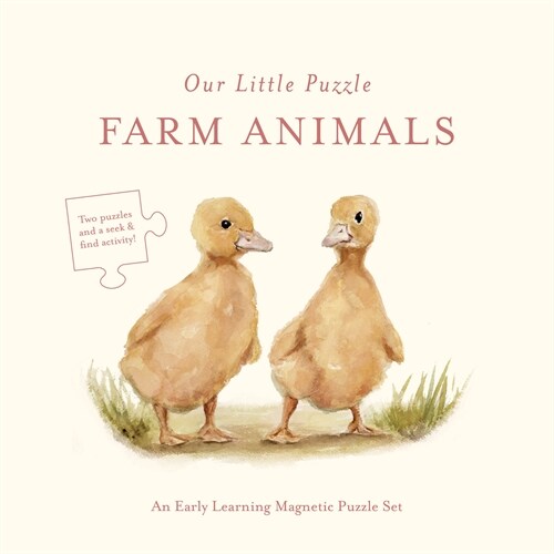 Our Little Puzzle: An Early Learning Magnetic Puzzle Set Featuring Farm Animals and First Words (Board Books)