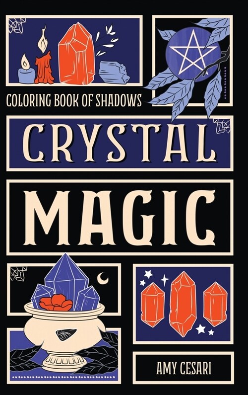 Coloring Book of Shadows: Crystal Magic (Hardcover)