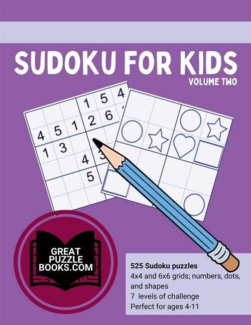 Sudoku for Kids Volume Two (Paperback)