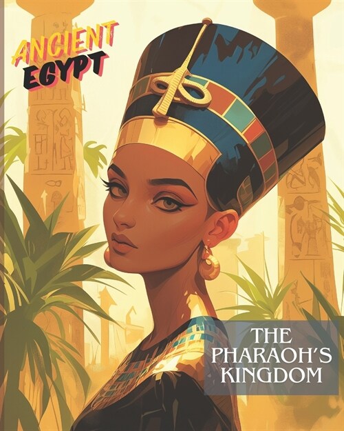 Coloring Book of The Pharaohs Kingdom: Ancient Egypt - Pyramids, Egyptian Gods, Queens, Scenes & Hieroglyphs (Paperback)
