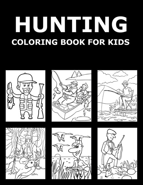 Hunting Coloring Book For Kids (Paperback)