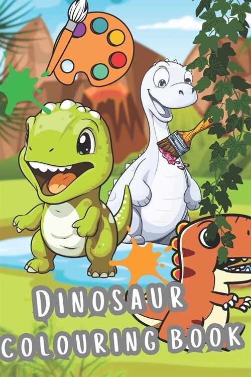 Dino World Coloring Book (Paperback)