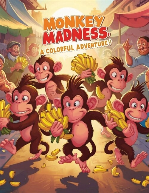 Monkey Madness A Colorful Adventure!: Get ready to swing into fun with these adorable monkeys and exciting activities! (Paperback)