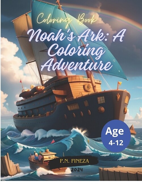 Noahs Ark: A Coloring Adventure (Paperback)