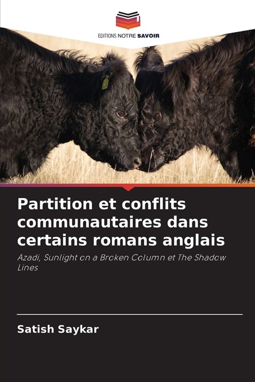 Partition et conflits communautaires dans certains romans anglais (Paperback)