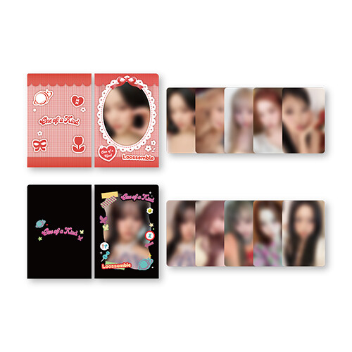 [MD] 루셈블 - 미니 2집 One Of a Kind Official MD : MINI L HOLDER & PHOTOCARD SET [Neon ver.]