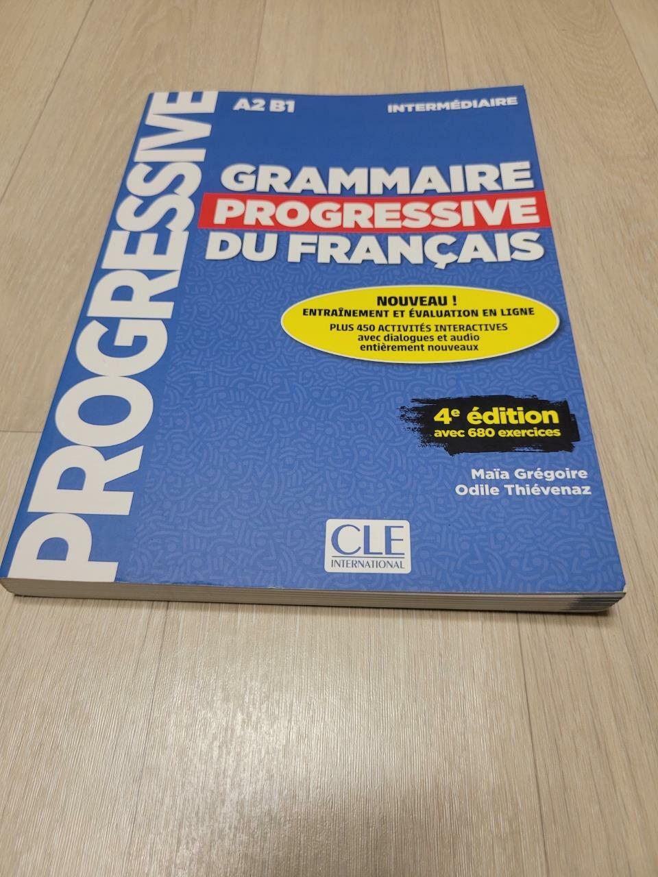 [중고] Grammaire progressive du francais - Niveau intermediaire - Livre + CD + Livre-web (Paperback, 4eme edition)