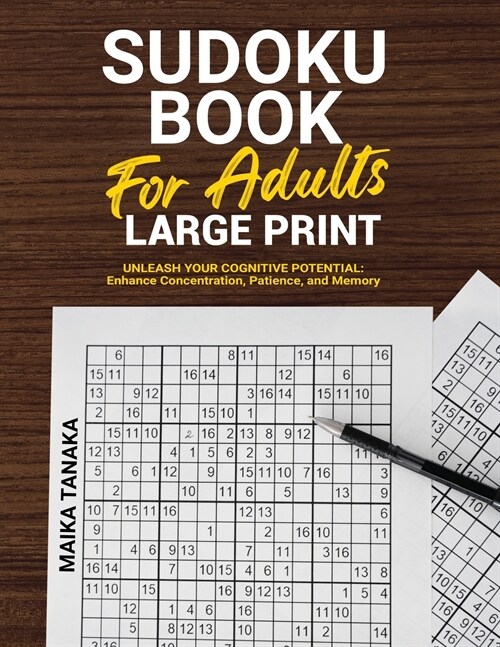 My Sudoku Book For Adults Large Print (Paperback)