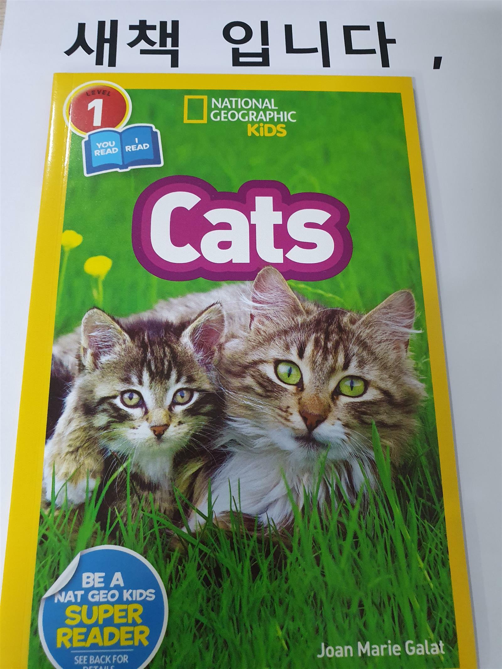[중고] National Geographic Readers: Cats (Level 1 Coreader) (Paperback)
