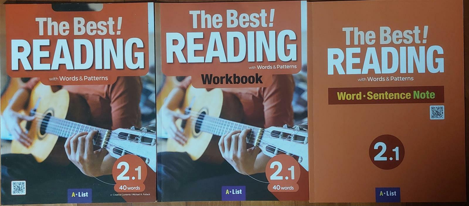 [중고] The Best Reading 2.1 (Student Book + Workbook + Word/Sentence Note)