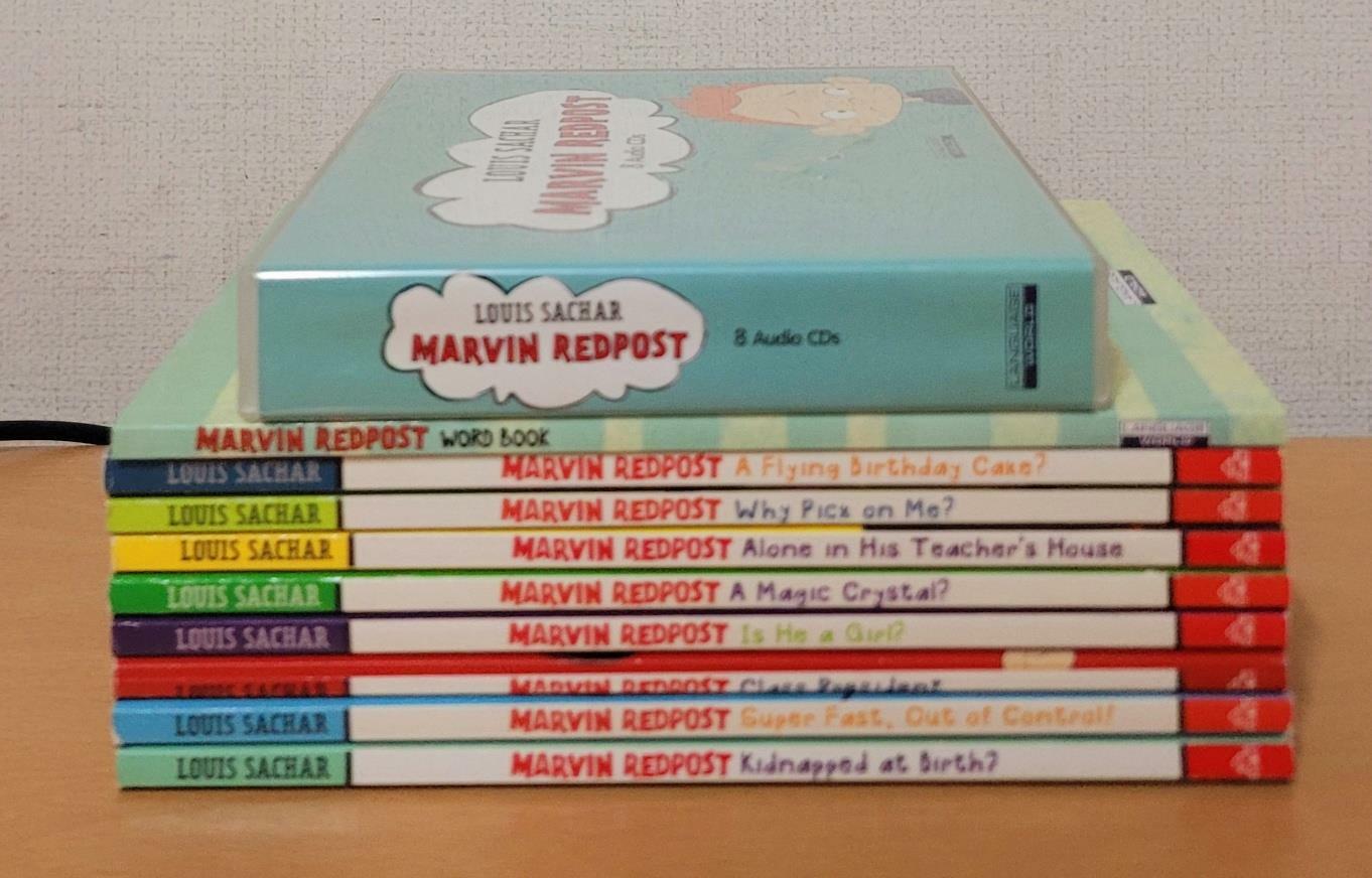 [중고] Marvin Redpost 8종 Full Set (Paperback 8권 + CD 8장 + 단어장)