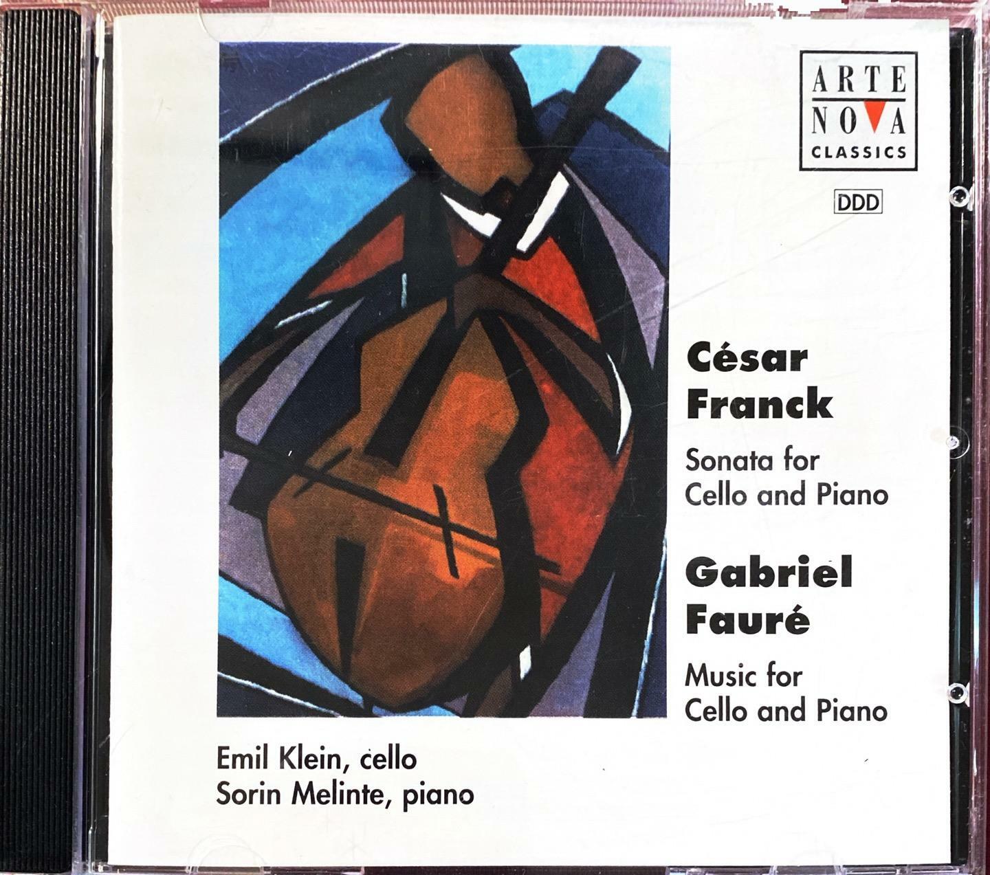 [중고] [수입]Cesar Franck, Gabriel Faure : Music for Cello and Piano