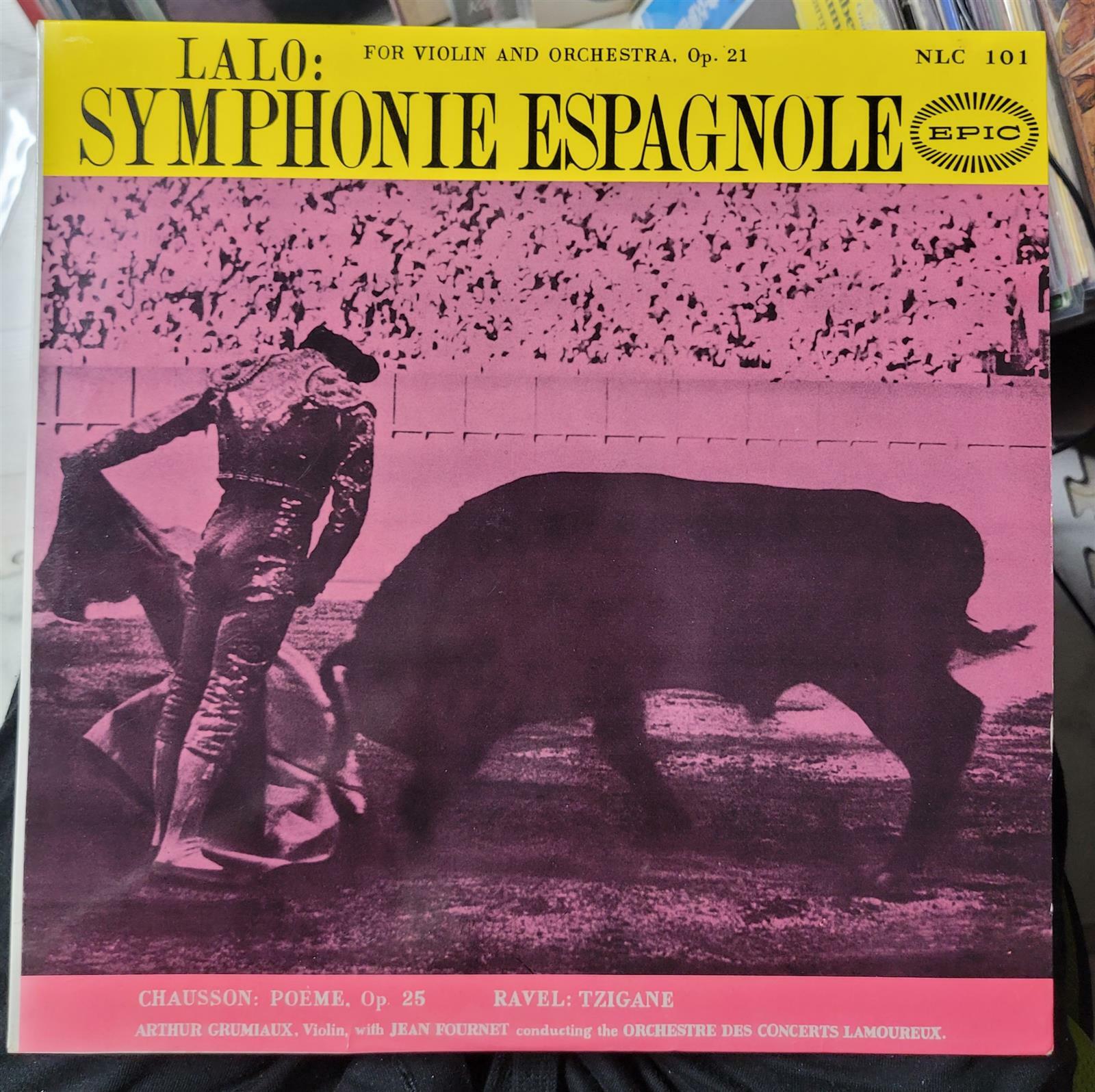 [중고] [수입][LP] Arthur Grumiaux -  랄로 : 스페인 교향곡 , 쇼송 : 시곡 & 라벨 : 치간느 (일본)(1956)