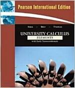 [중고] University Calculus : Elements with Early Transcendentals (Paperback, 1 International ed)
