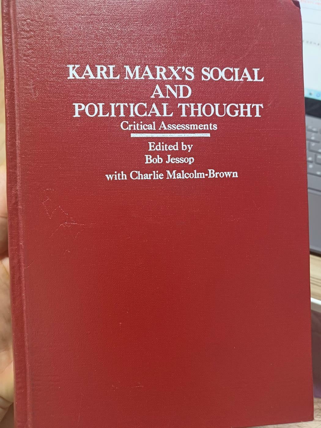 [중고] karl marx‘s social and political thought  제4권(양장본.1990출판)