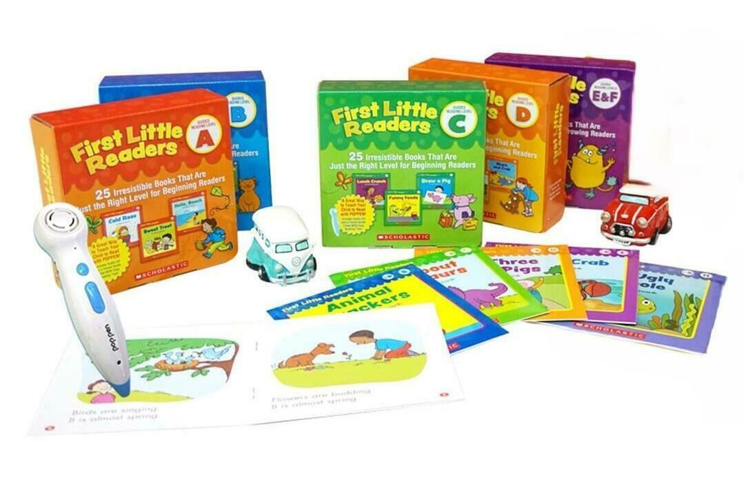 [중고] First Little Readers A ~ E,F (Book+CD) 6종 팝펜에디션 (팝펜 포함) 세트