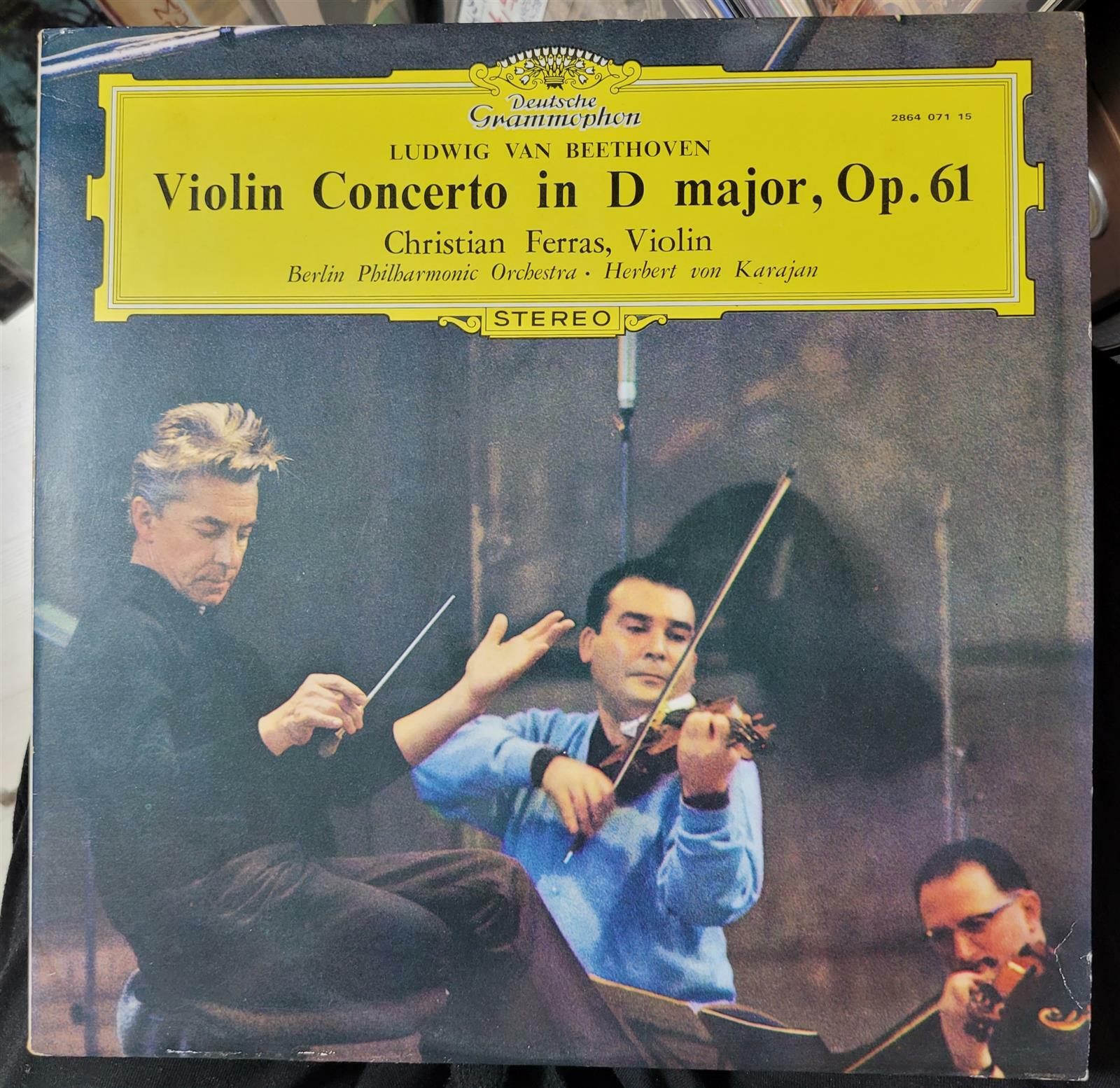 [중고] [LP] Karajan / Ferras - 베토벤 : 바이올린 협주곡 (성음)
