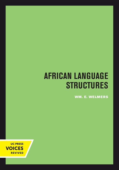 African Language Structures (Hardcover, 1st)
