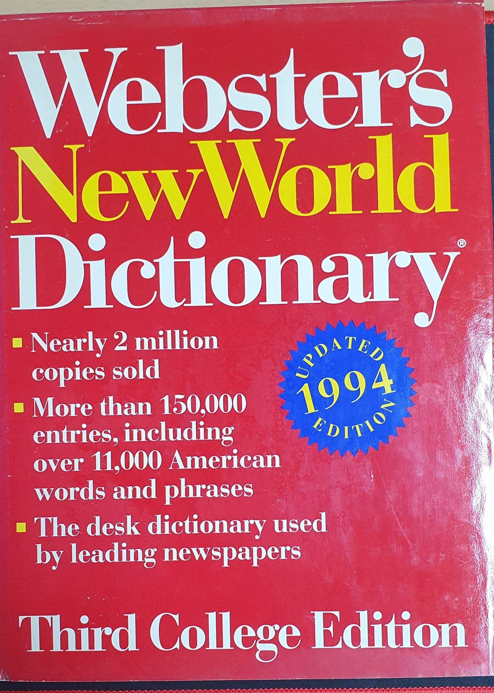 [중고] Webster‘s NewWorld Dictionary