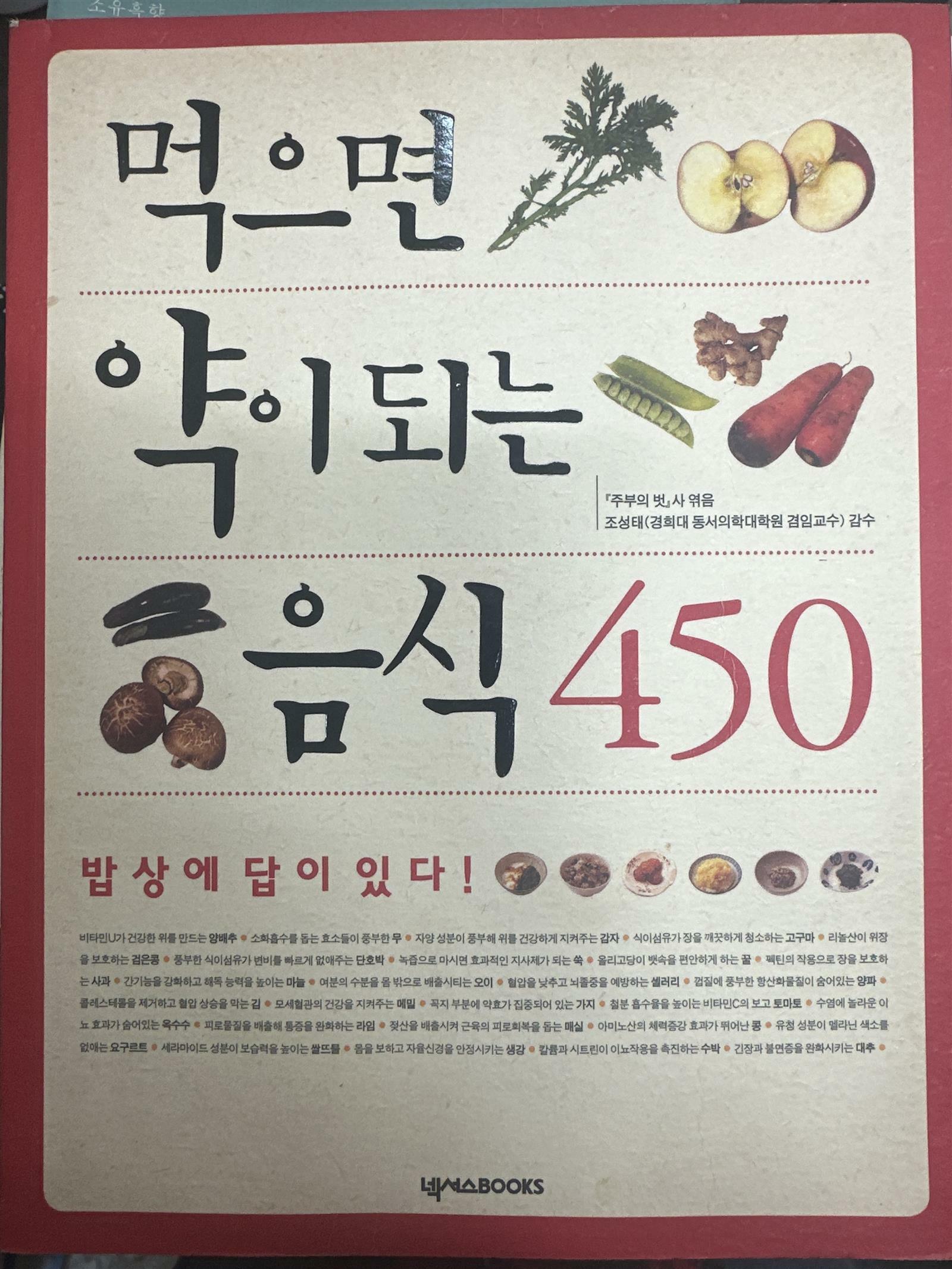 [중고] 먹으면 약이 되는 음식 450