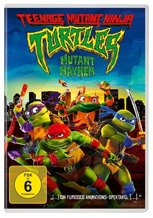 Teenage Mutant Ninja Turtles: Mutant Mayhem, 1 DVD (DVD Video)
