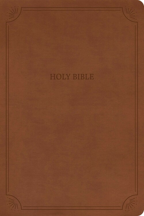 NASB Large Print Thinline Bible, Value Edition, Brown Leathertouch (Imitation Leather)