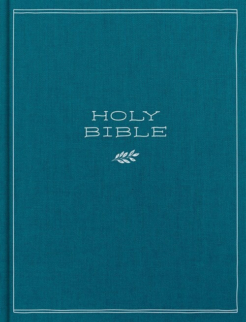 CSB Illustrators Notetaking Bible, Large Print Edition, Deep Caribbean Blue Cloth Over Board (Hardcover)