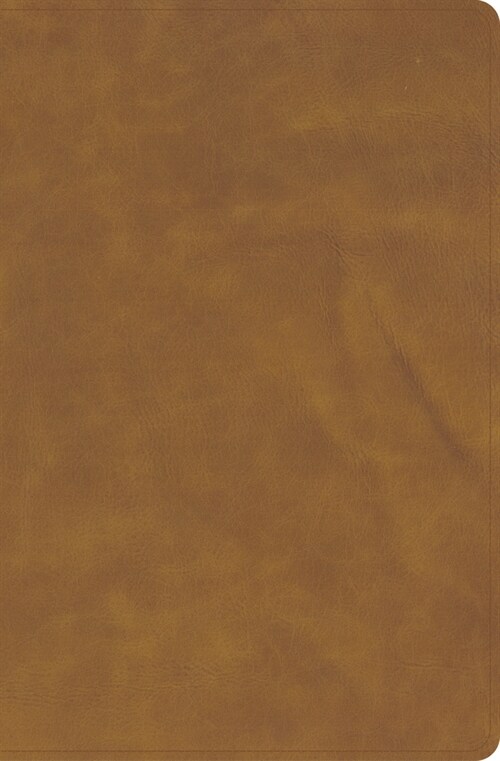 CSB Giant Print Bible, Holman Handcrafted Collection, Marbled Chestnut Premium Calfskin (Leather)