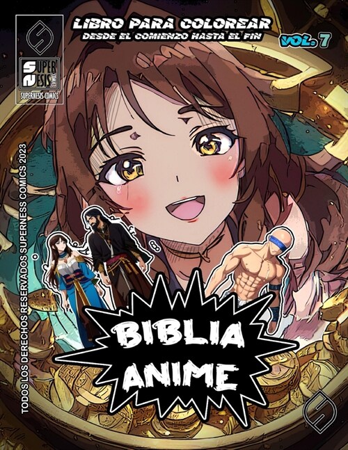 Biblia Anime Desde El Inicio Hasta El Final Vol 7: Libro Para Colorear (Paperback)
