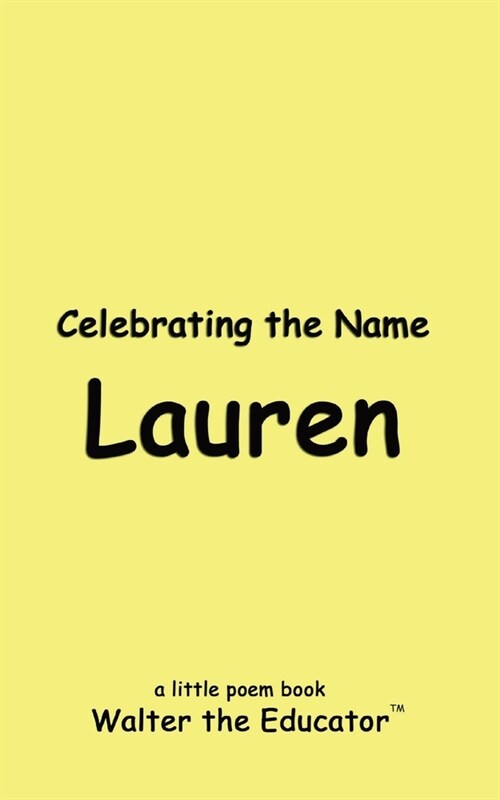 Celebrating the Name Lauren (Paperback)