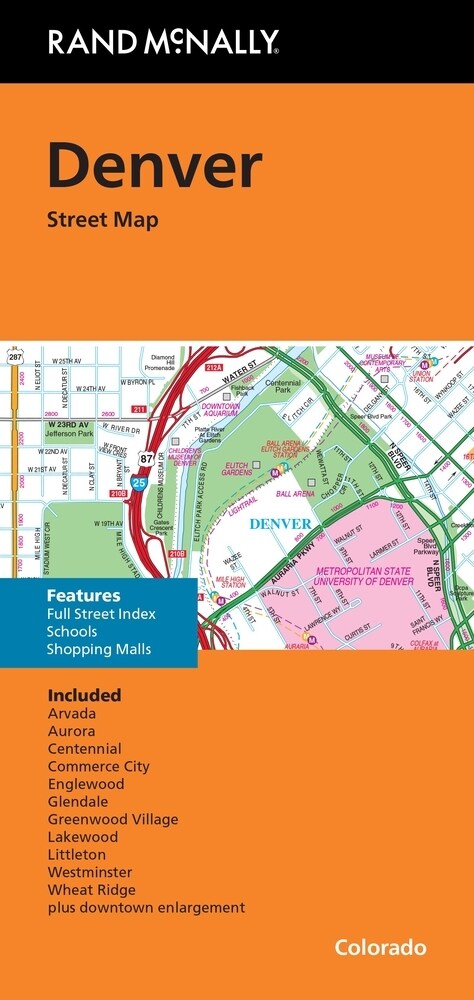 Rand McNally Folded Map: Denver Street Map (Folded)