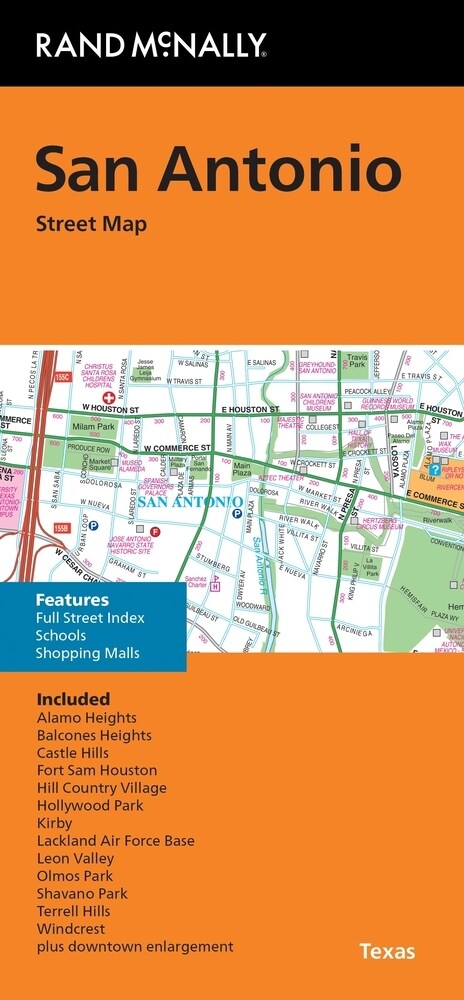 Rand McNally Folded Map: San Antonio Street Map (Folded)