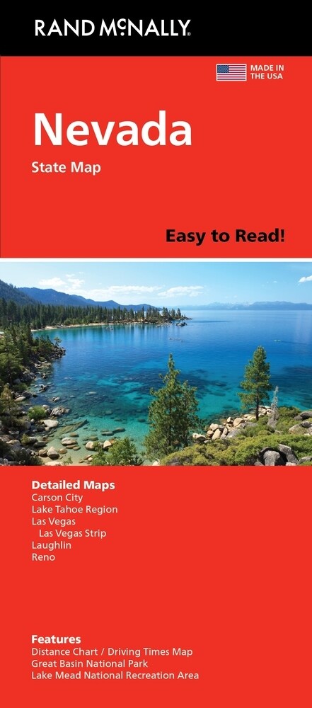 Rand McNally Easy to Read: Nevada State Map (Folded)