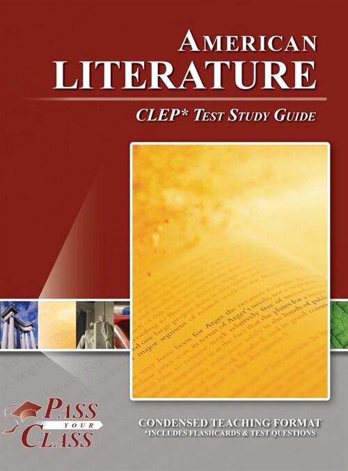 American Literature CLEP Test Study Guide (Hardcover)