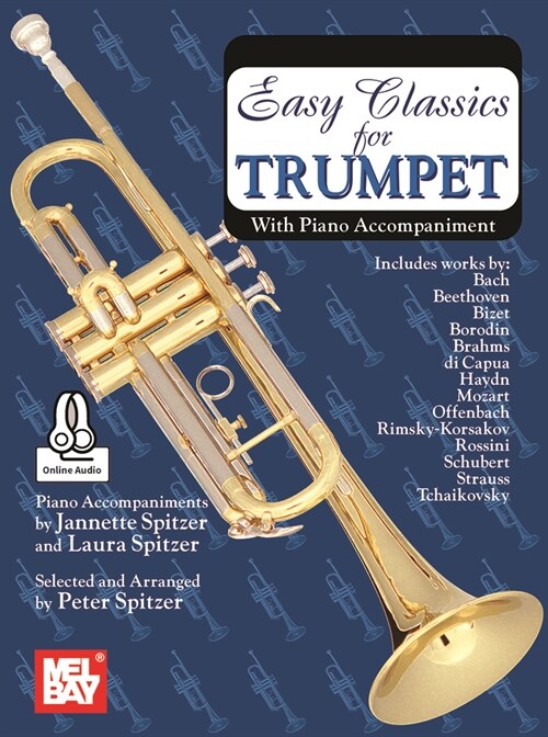 Easy Classics for Trumpet with Piano Accompaniment (Paperback)