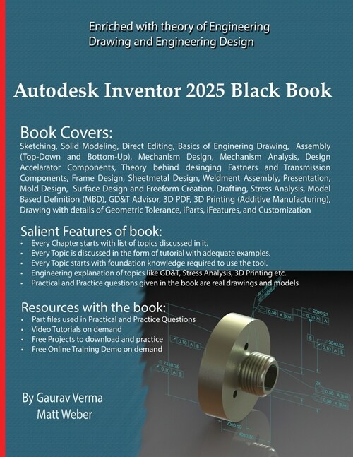 Autodesk Inventor 2025 Black Book (Paperback, 5)