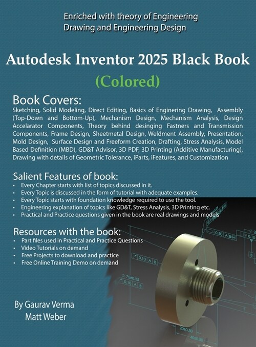 Autodesk Inventor 2025 Black Book (Hardcover, 5)