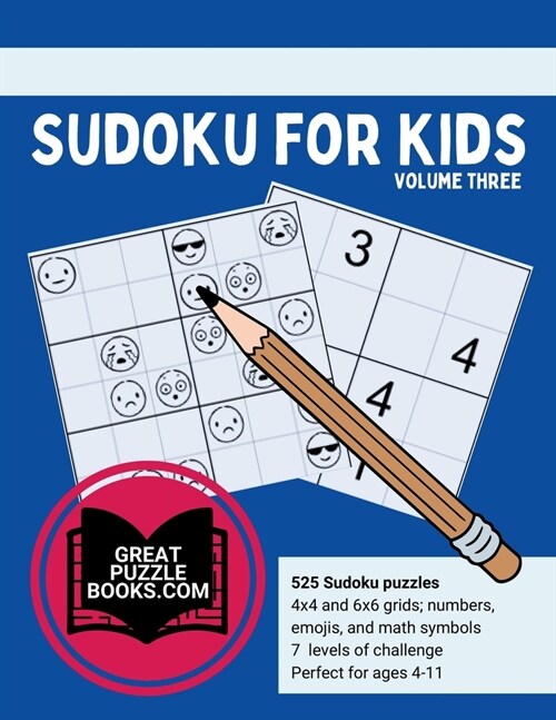 Sudoku for Kids Volume Three (Paperback)