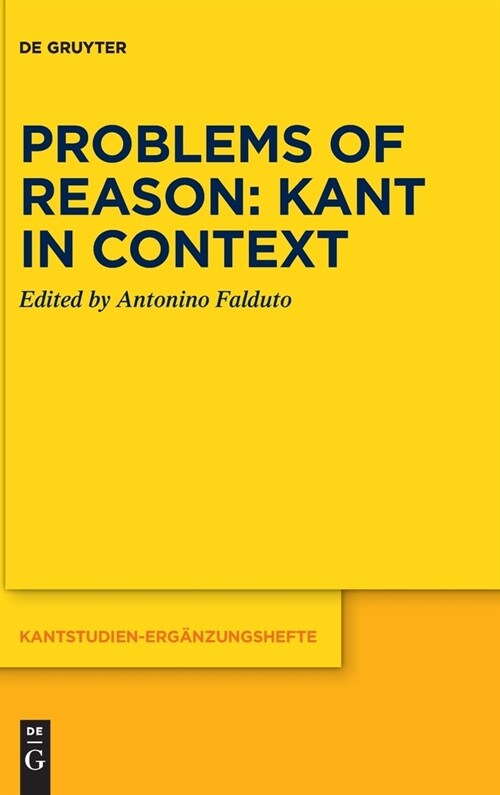 Problems of Reason: Kant in Context (Hardcover)