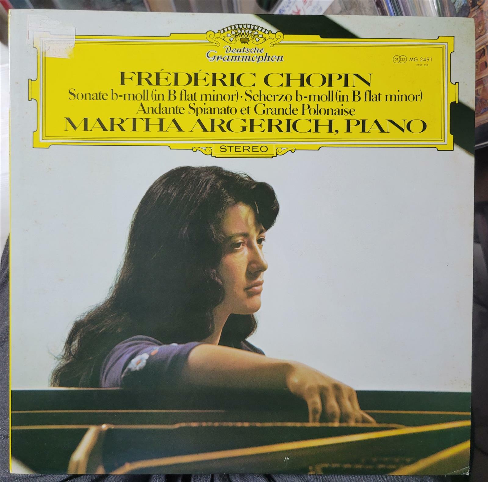 [중고] [수입][LP] Martha Argerich - 쇼팽: 피아노 소나타 2번, 그랜드 폴로네이즈, 스케르쪼 2번 (일본)