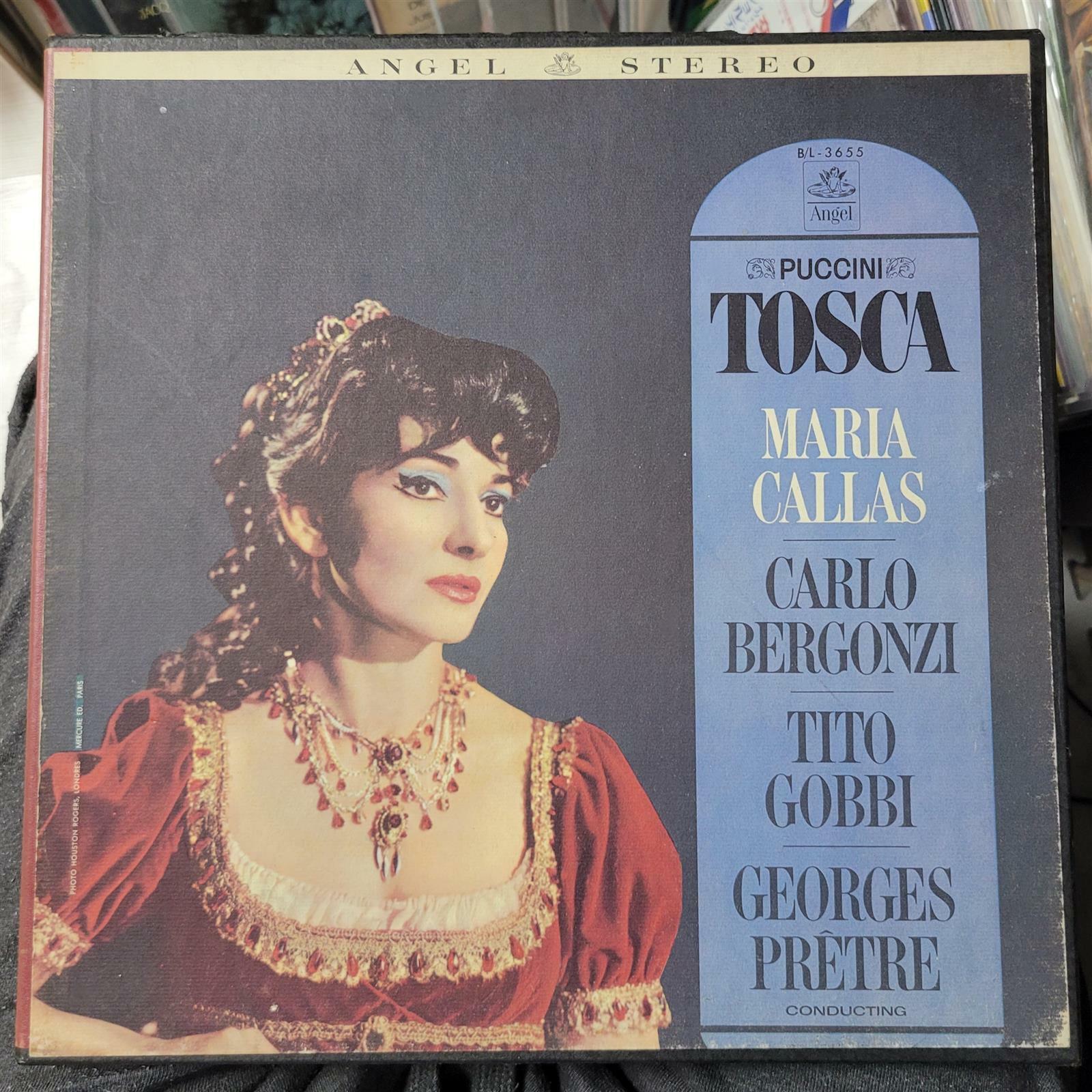 [중고] [수입][LP] Callas / Bergonzi / Gobbi / Pretre - 푸치니 : 토스카 전곡 (2LP)(미국 초반)(1965)