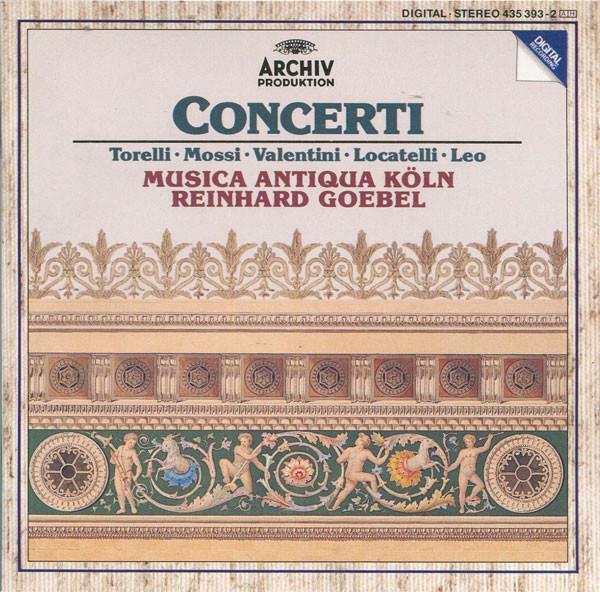 [중고] [수입] 미개봉 Concerti - Mossi, Valentini, Locatelli, Leo by Musica Antiqua Köln, Reinhard Goebel