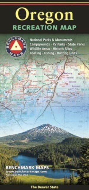 Oregon Recreation Map (Sheet Map, folded)