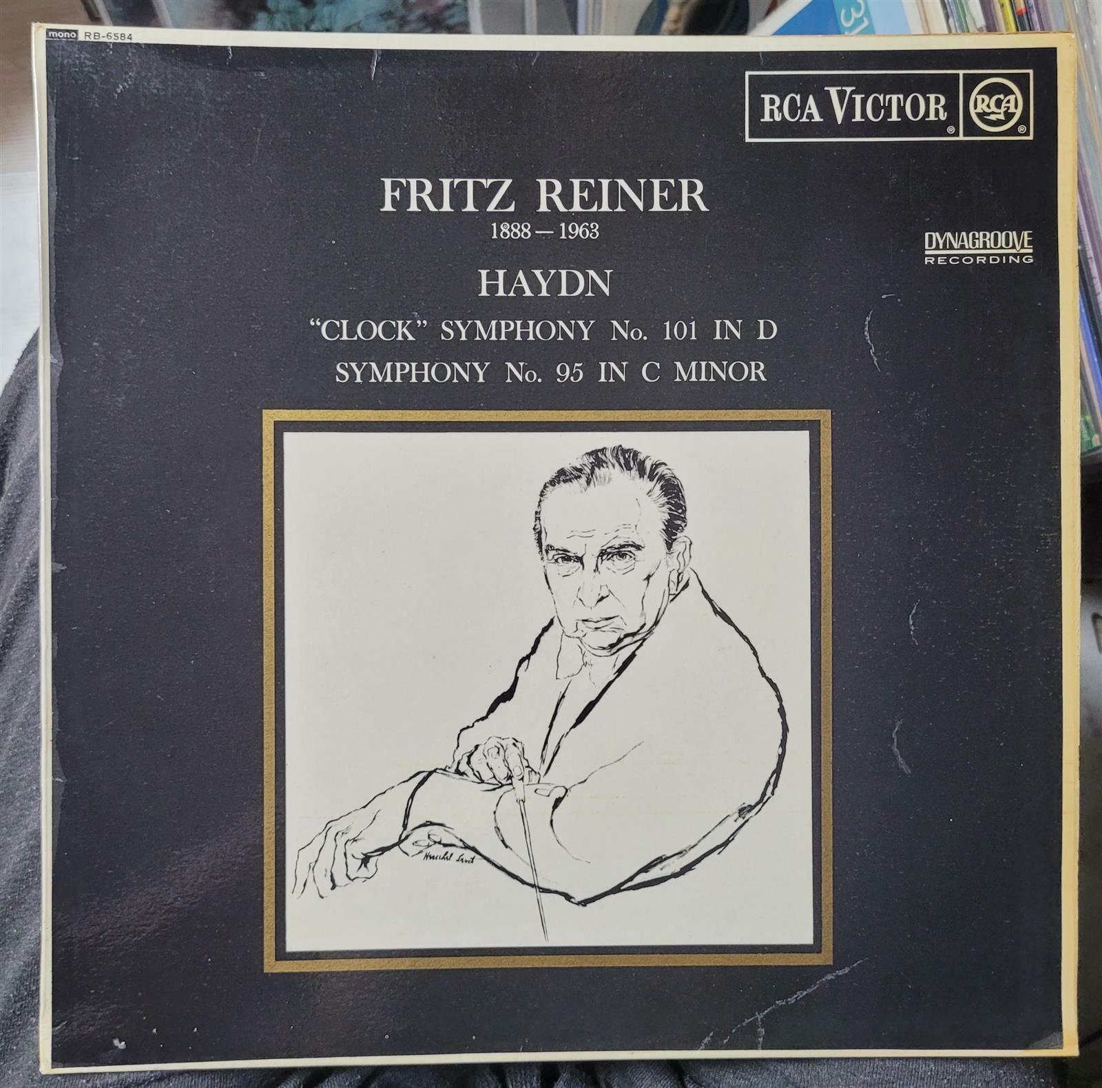 [중고] [수입][LP] Fritz Reiner -  하이든 : 교향곡 101번 ‘시계‘ & 교향곡 95번 (모노)(영국)