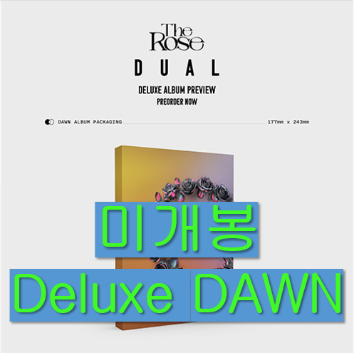 [중고] 더 로즈 - DUAL (Deluxe Box Album)[Dawn ver.]